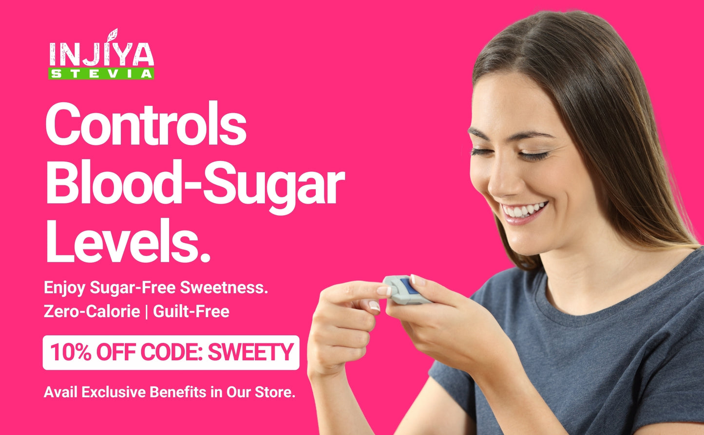 injiya stevia powder pure white extract best stevia brand in india for diabetics.